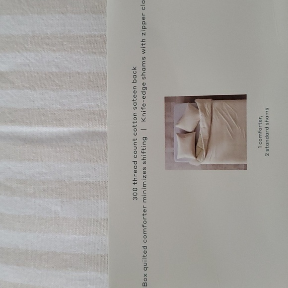 Casaluna Bedding Casaluna Heavyweight Linen Blend Comforter Set Queen New Poshmark